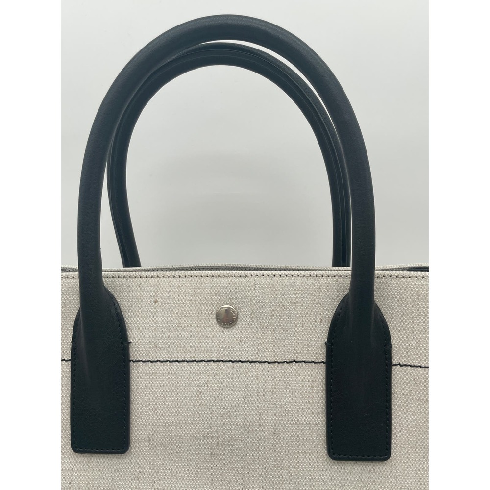 $1890 NEW SAINT LAURENT YSL SUMMER LINEN CANVAS RIVE GAUCHE TOTE BAG - Picture 9 of 16